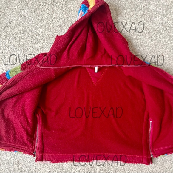 SOLD ‼️ Free people mountain air jacket fall winter coat designer rainbow hoodie - Picture 10 of 12